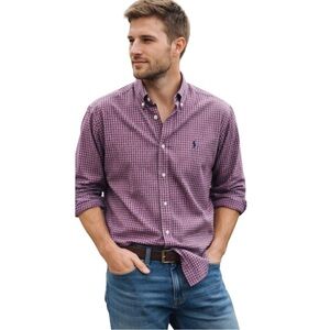 Polo Ralph Lauren Blaire Vintage Classic Fit Button Down Shirt-size Large‎
